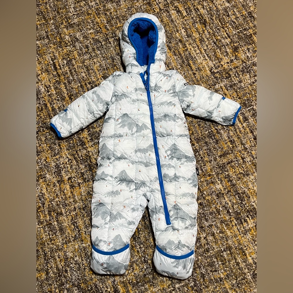 Spyder Blue Fleece Snowsuit